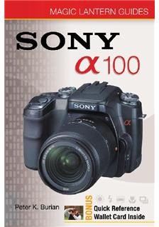 Sony A100 manual. Camera Instructions.